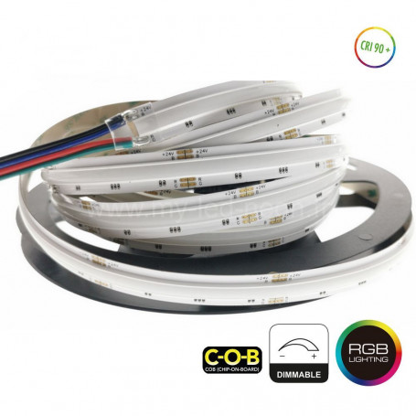 Connecteur pour ruban LED COB RGB