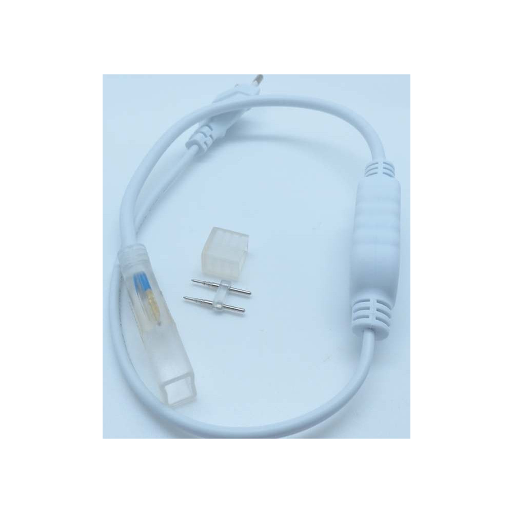 Bande LED RGB 4 Broches Femelle 1/4 Splitter Cable Connecteur Fil Blanc 